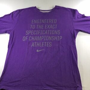Nike Streetwear Size M Purple Tee with Emblem  Skater‎